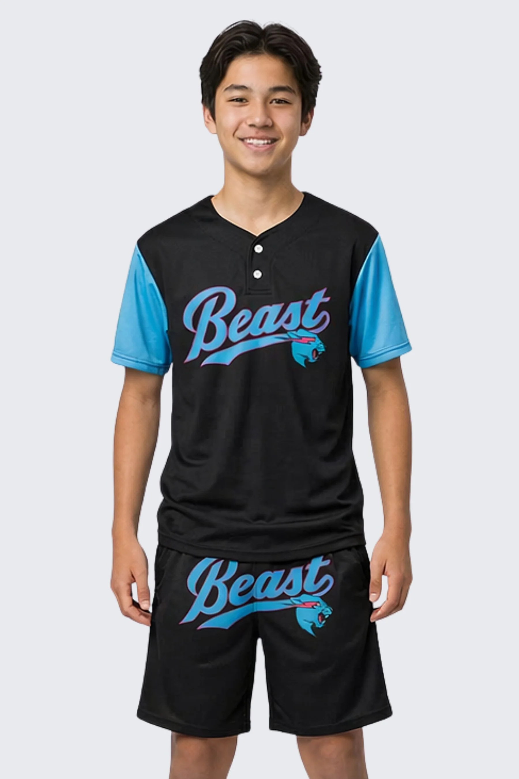 Beast Edition Baseball Practice Jersey + Shorts Set - Image 3