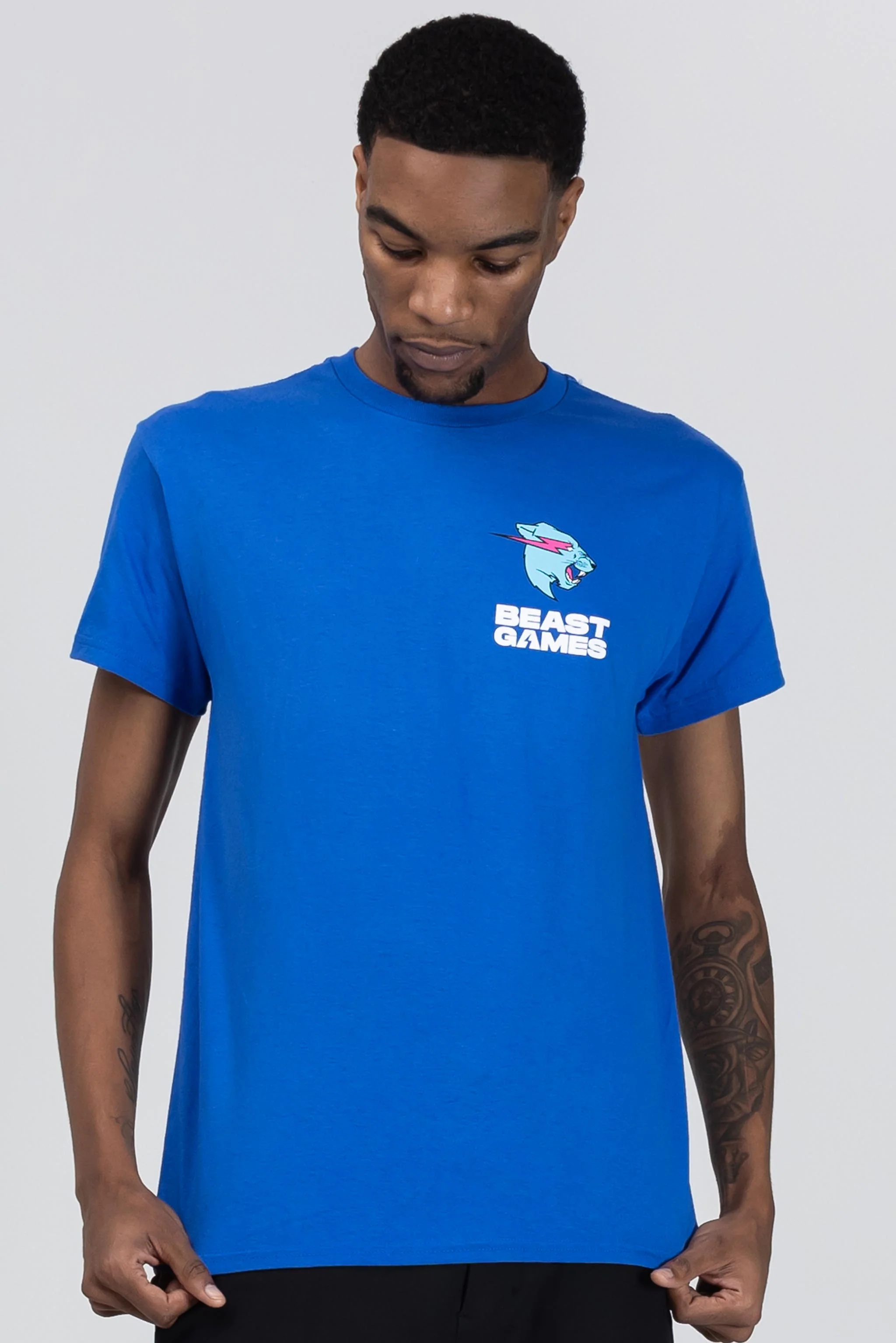 Beast Games Basic Tee - Blue - Image 3