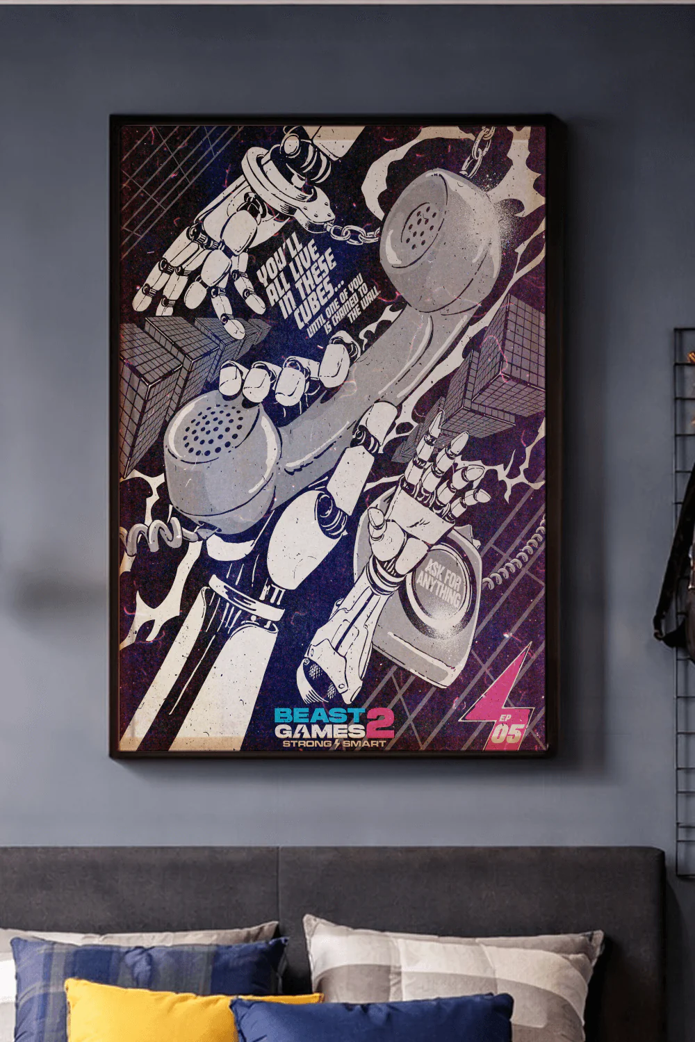 Beast Games Collectible Poster - Episode 5 - Black & White - Image 4