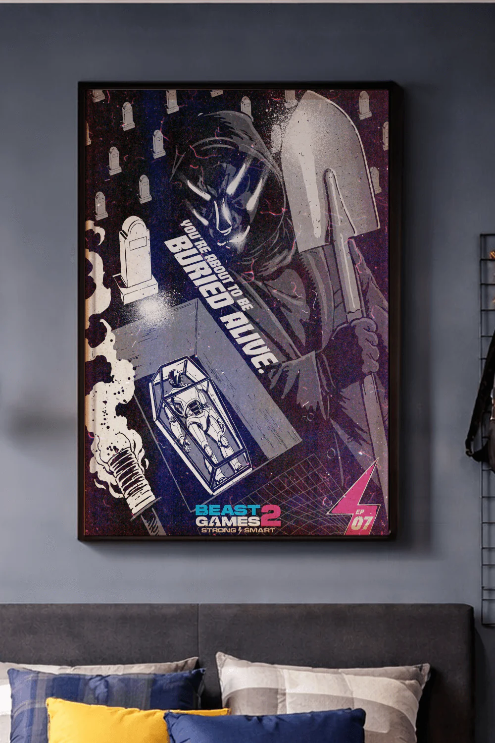 Beast Games Collectible Poster - Episode 7 - Black & White - Image 4
