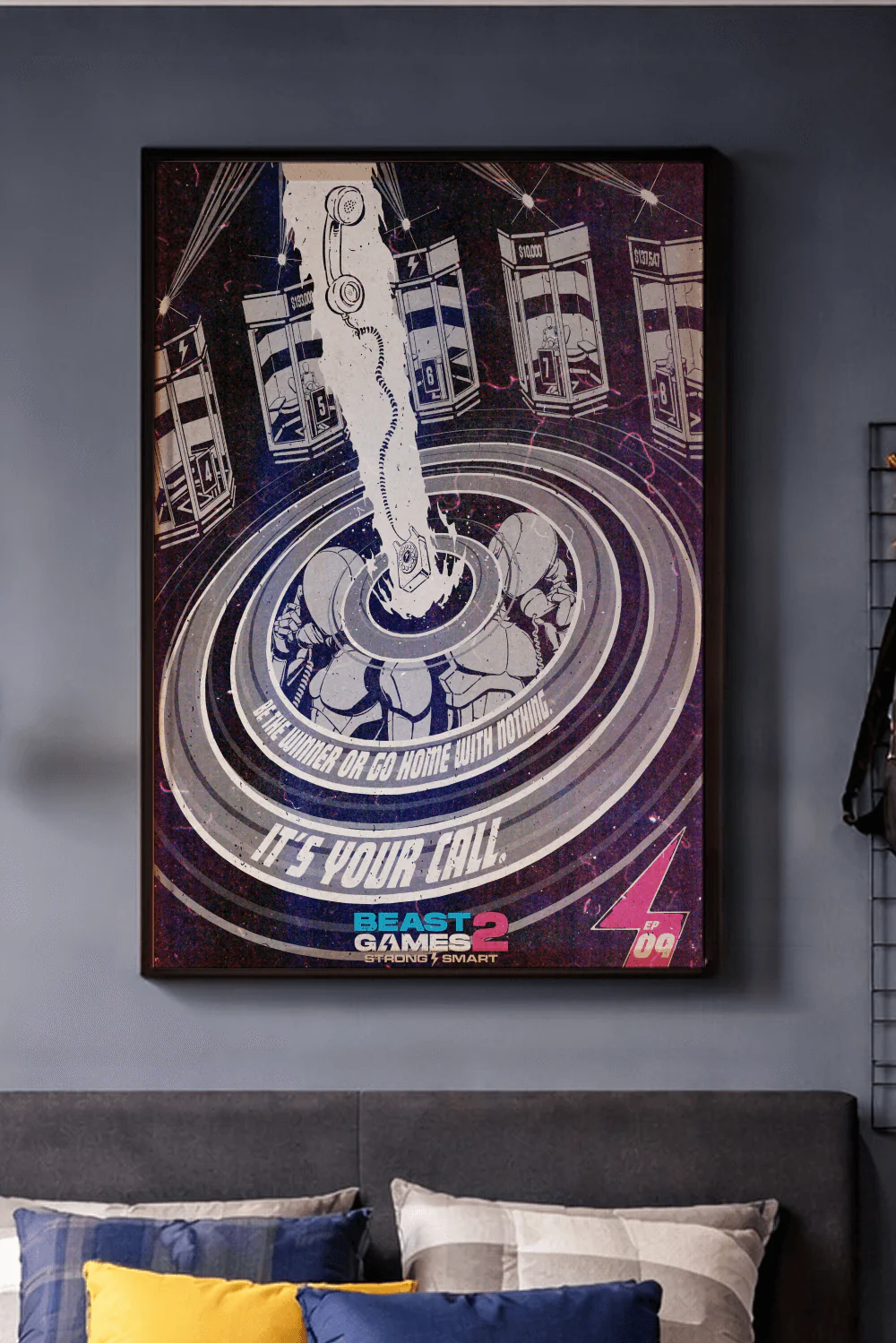 Beast Games Collectible Poster - Episode 9 - Black & White - Image 4
