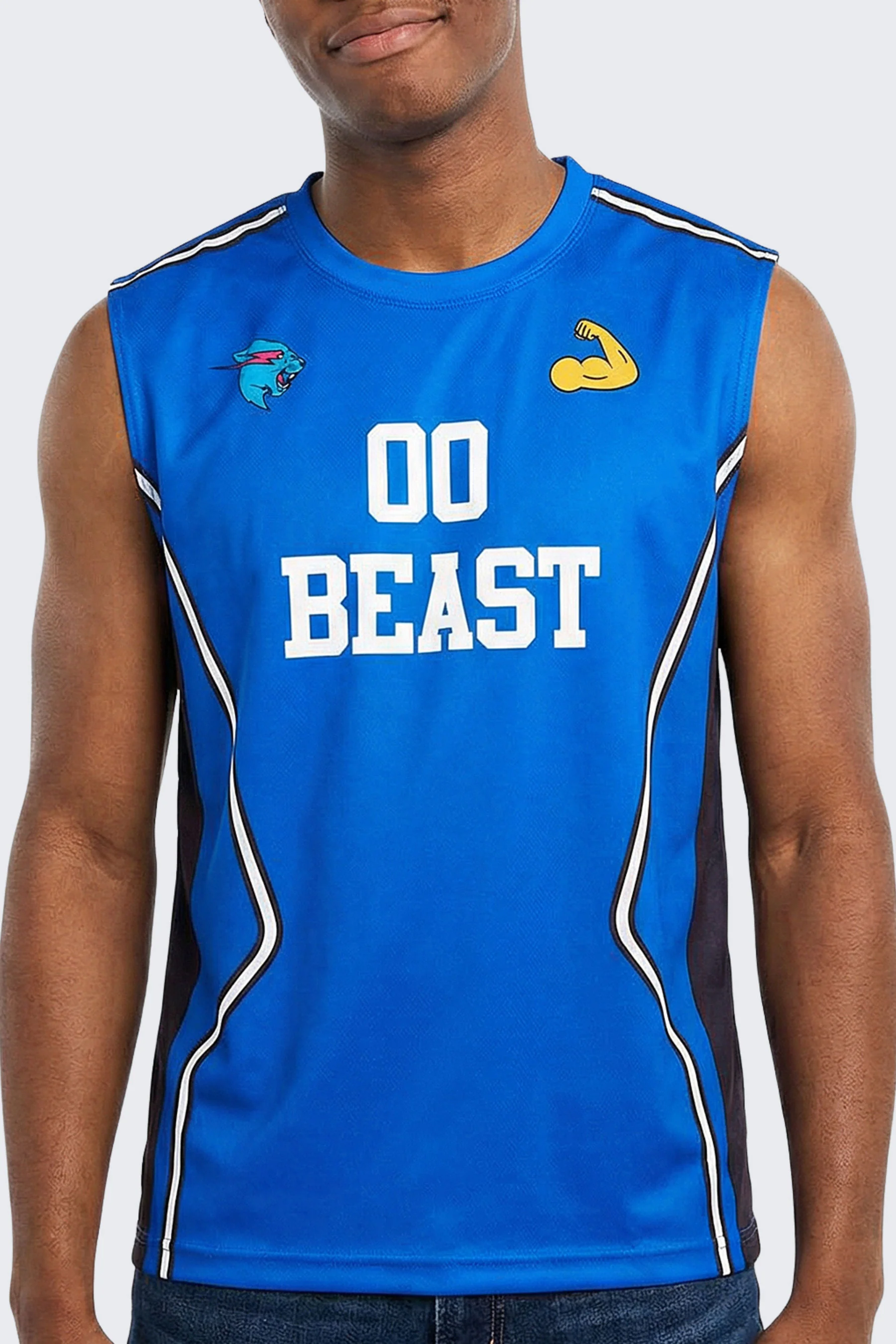 Beast Games Sleeveless Strong Jersey - Image 4
