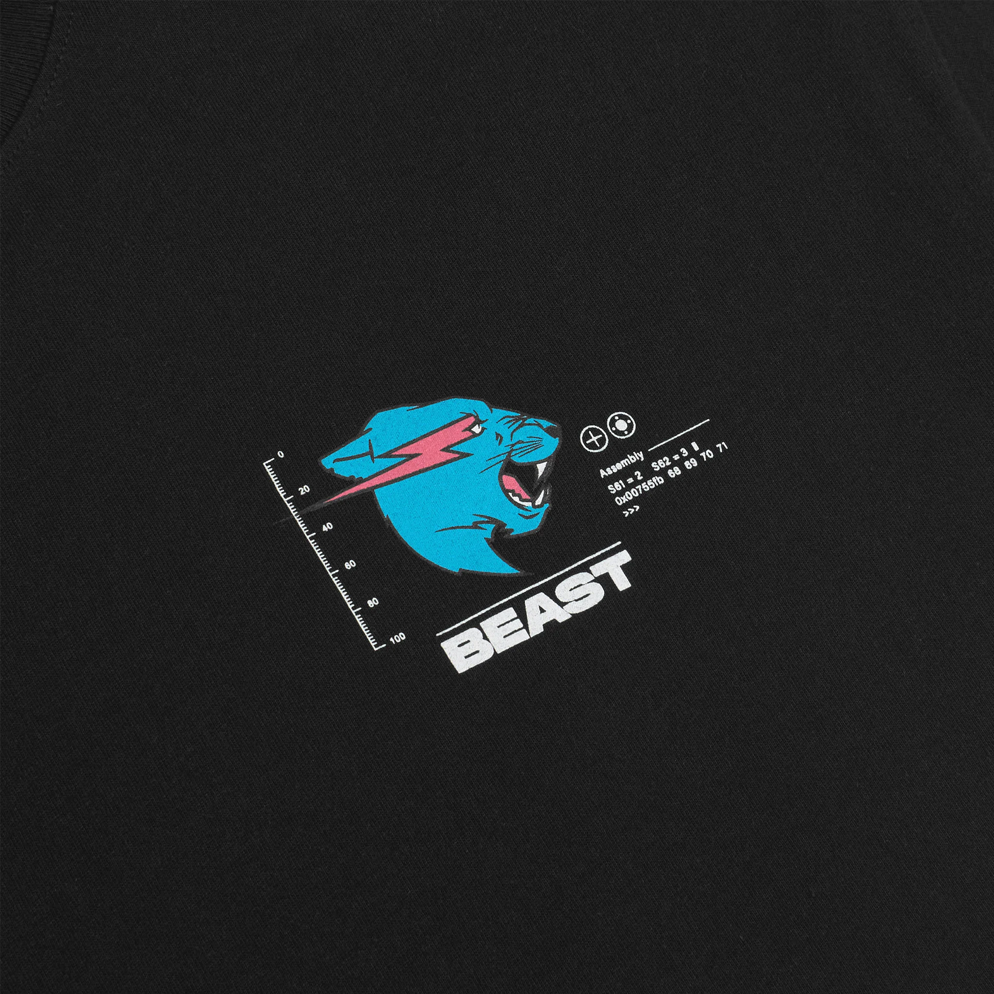Beast Particle SS Tee - Black - Image 7