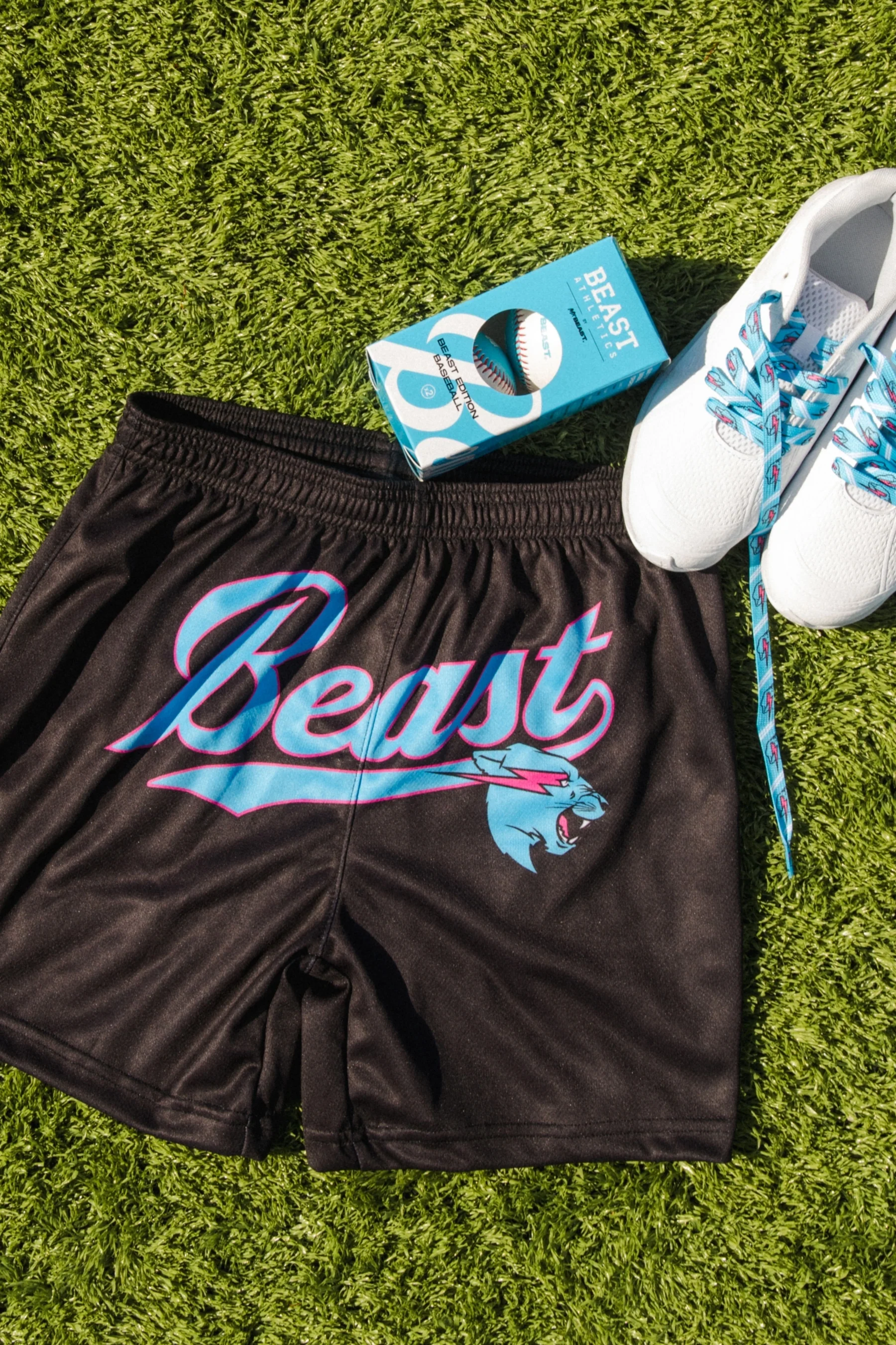 Beast Script Baseball Shorts - Image 3