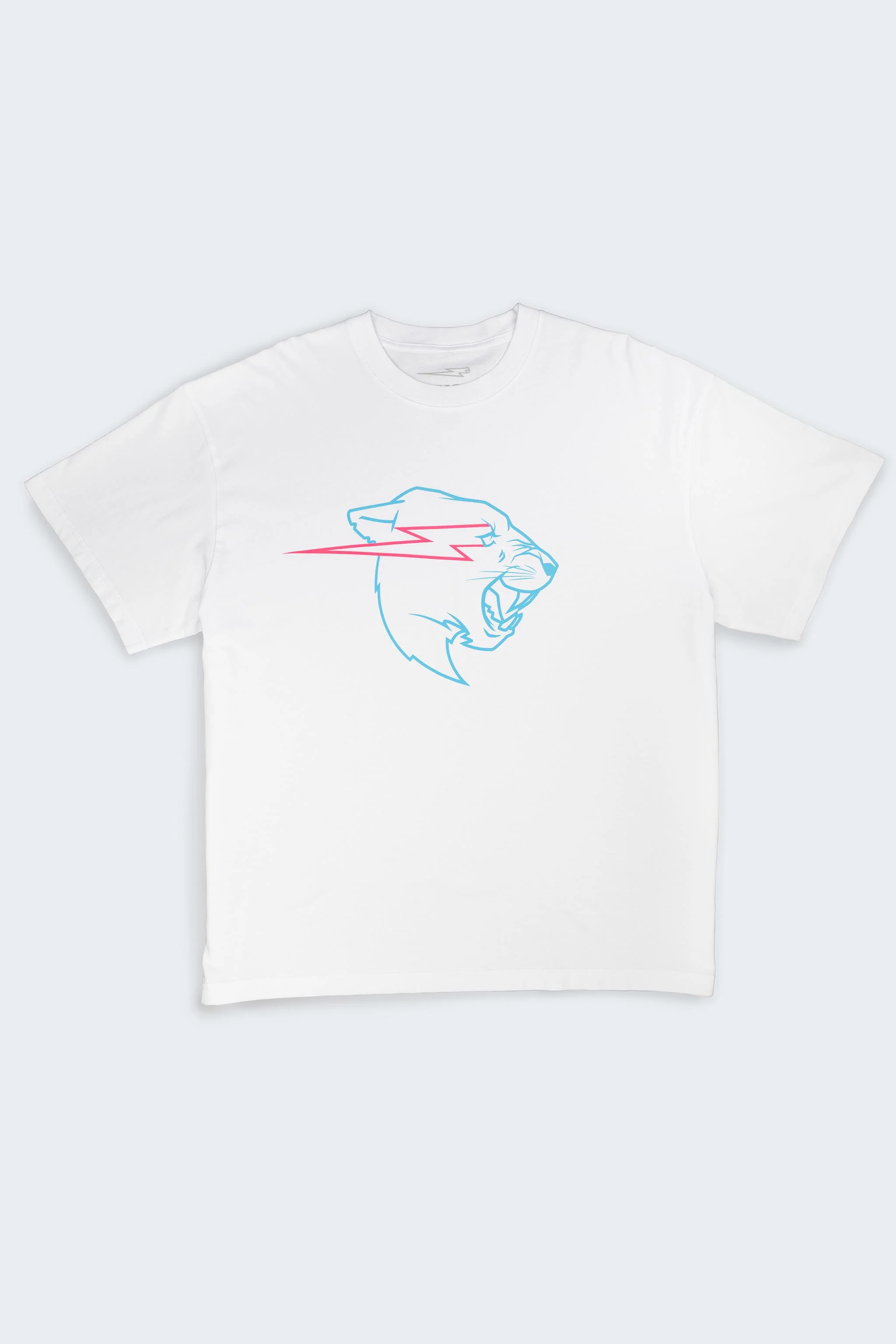 Glow In The Dark Panther S/Sleeve Tee - White - Image 5