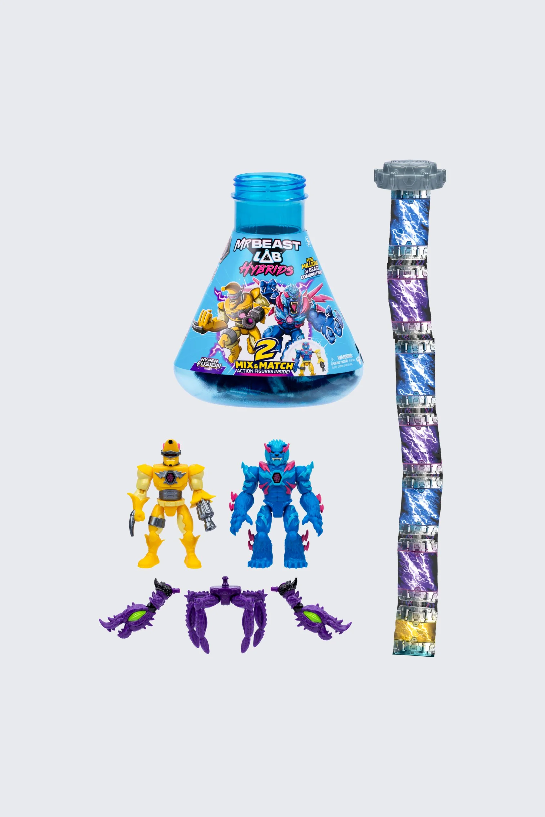 MrBeast Lab Hybrids Action Figure 2-pack – Hyper Fusion Series - Image 11