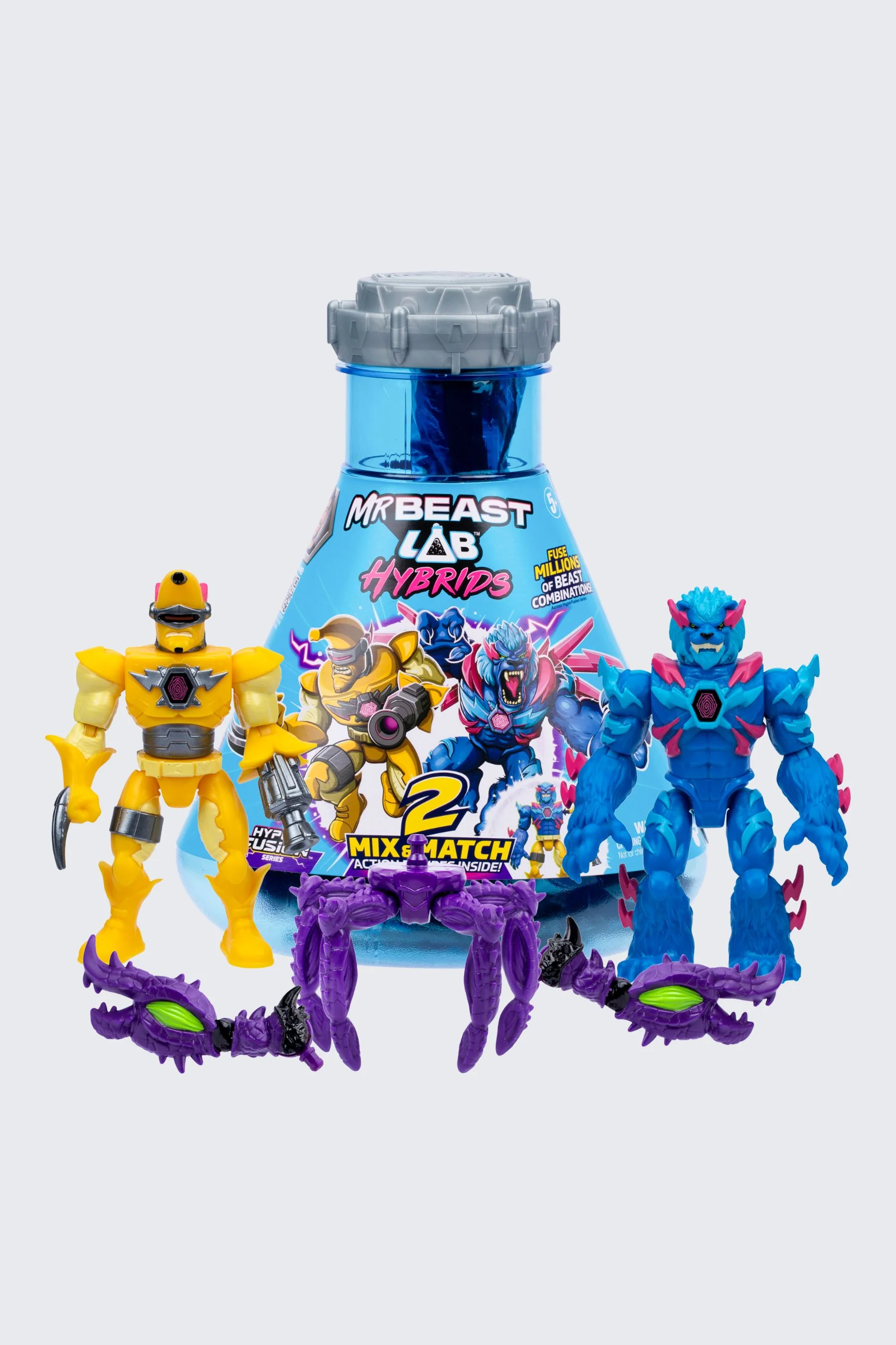 MrBeast Lab Hybrids Action Figure 2-pack – Hyper Fusion Series - Image 9