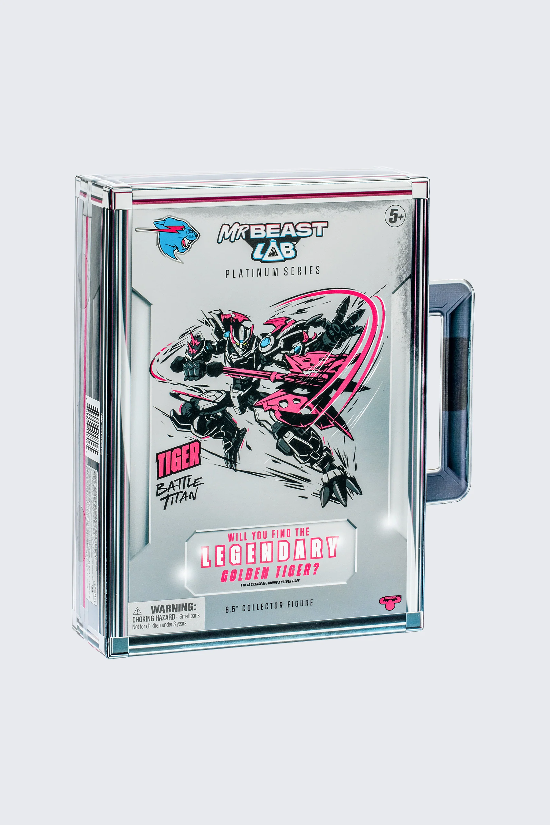 MrBeast Lab Platinum Series 6.5” Tiger Battle Titan Collector Figure - Image 3