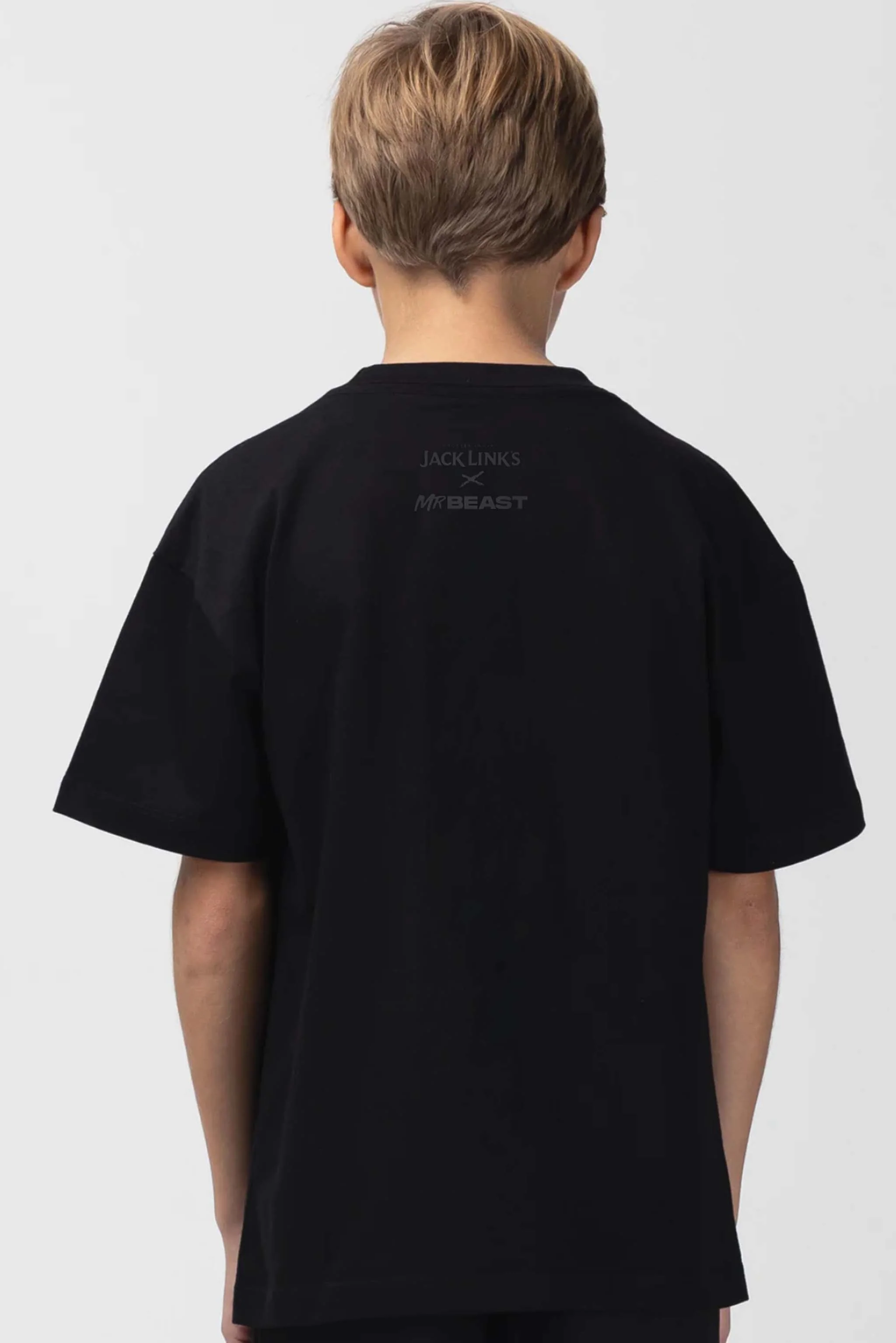 MrBeast x Jack Links Feed the Beasts Tonal Tee - Black - Image 4