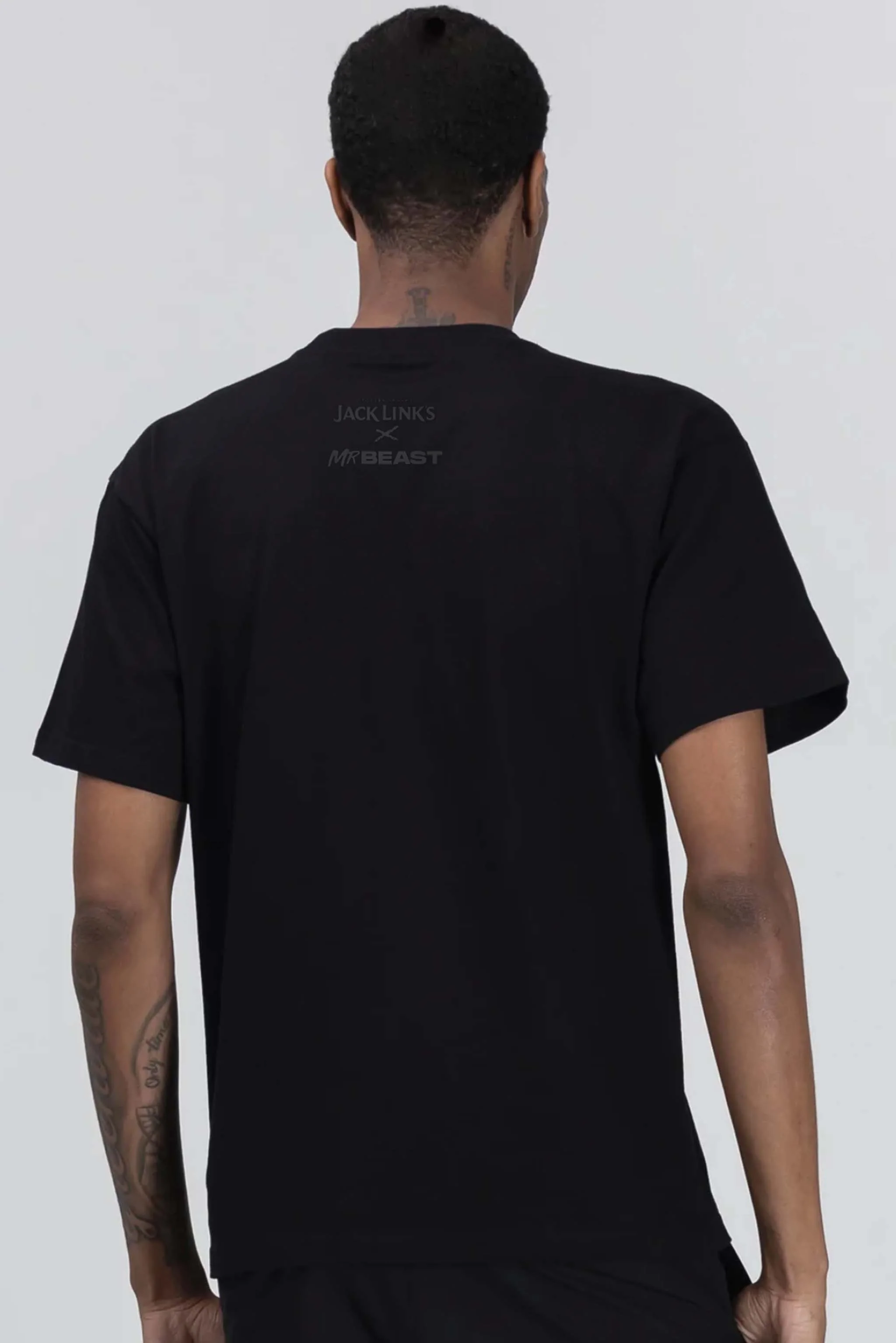 MrBeast x Jack Links Feed the Beasts Tonal Tee - Black - Image 5