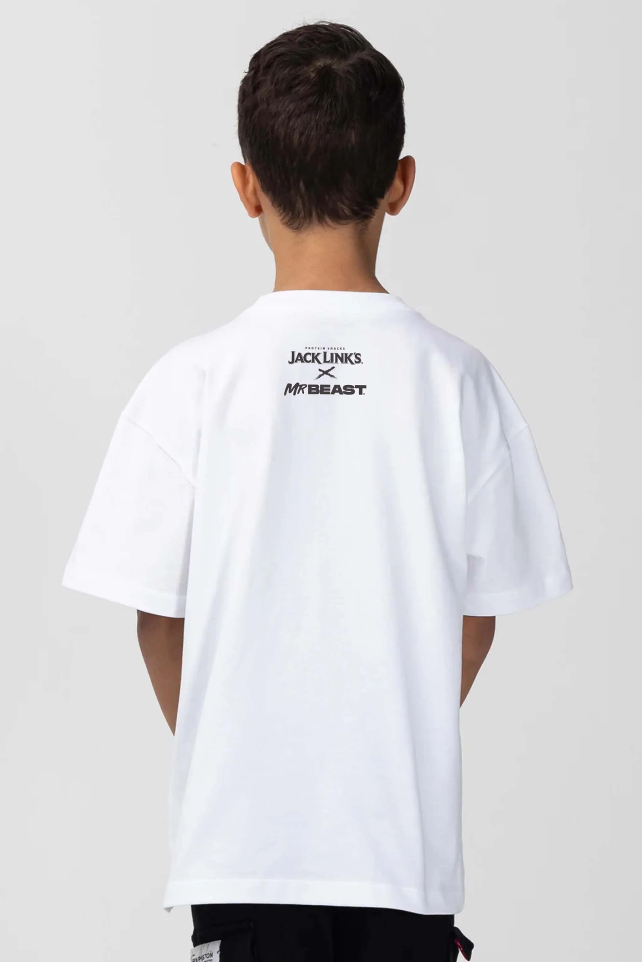 MrBeast x Jack Links Feed the Beasts Tonal Tee - White - Image 4