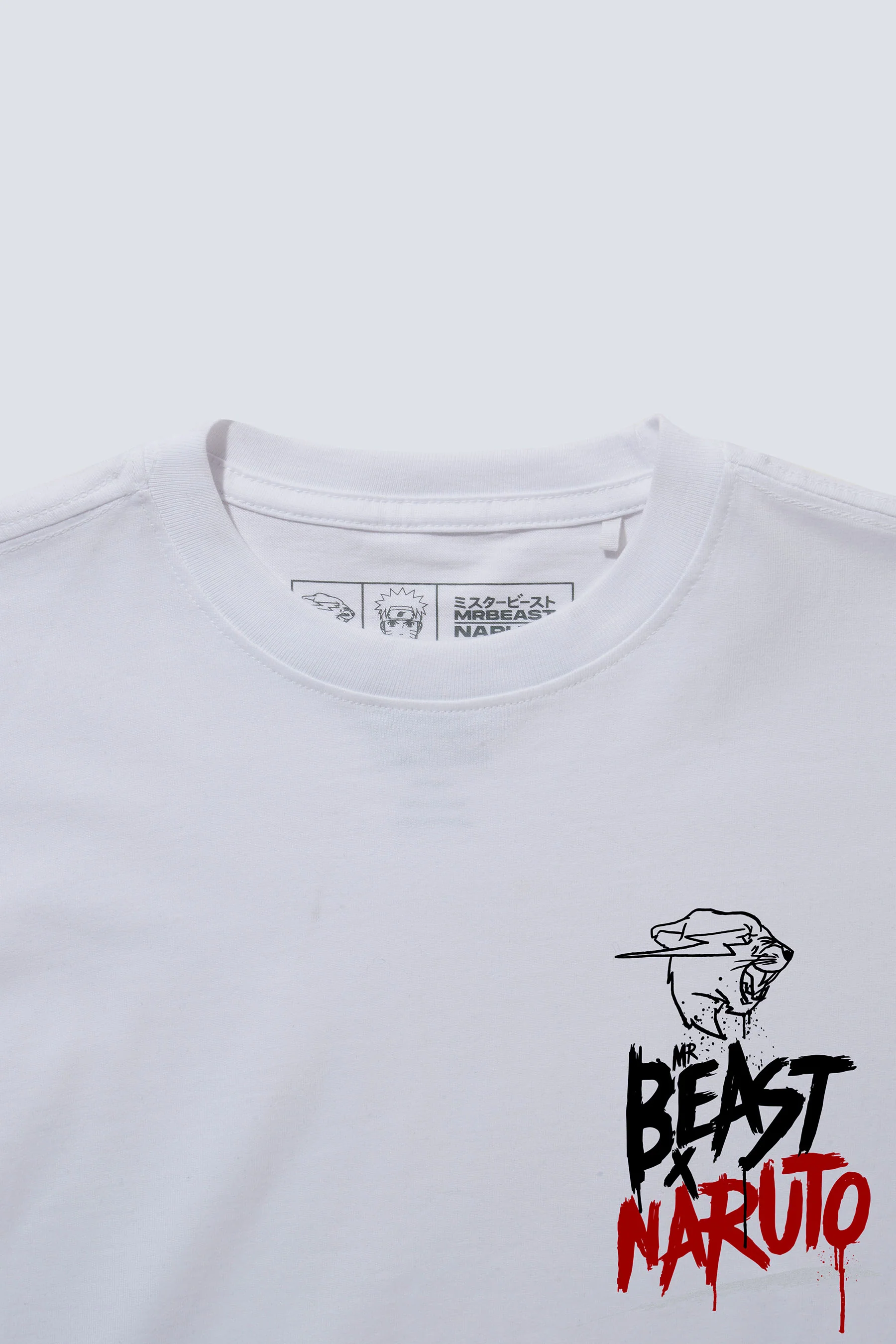 MrBeast x NARUTO Gaka Long Sleeve Tee - Image 3