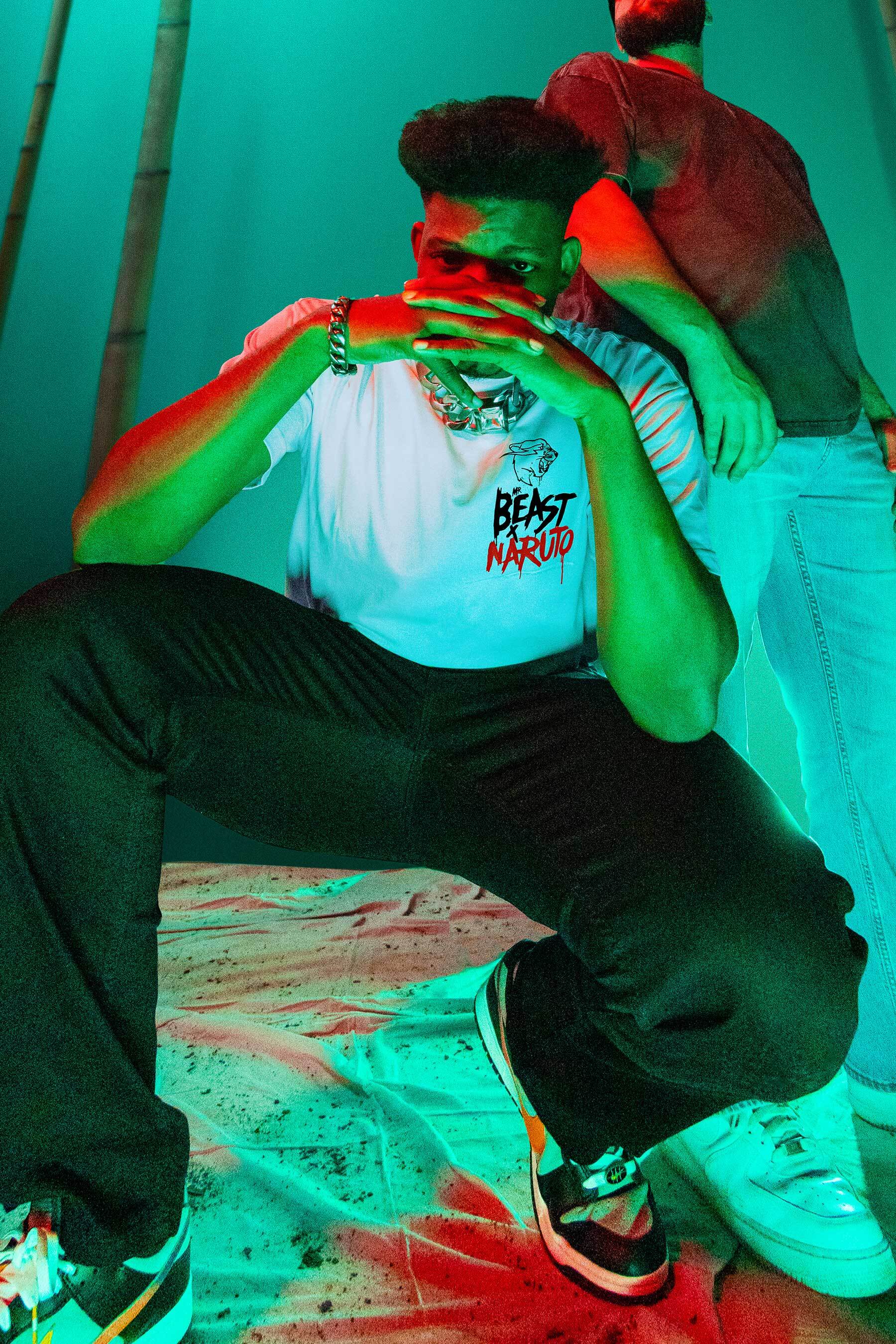 MrBeast x NARUTO Gaka Tee - Image 4