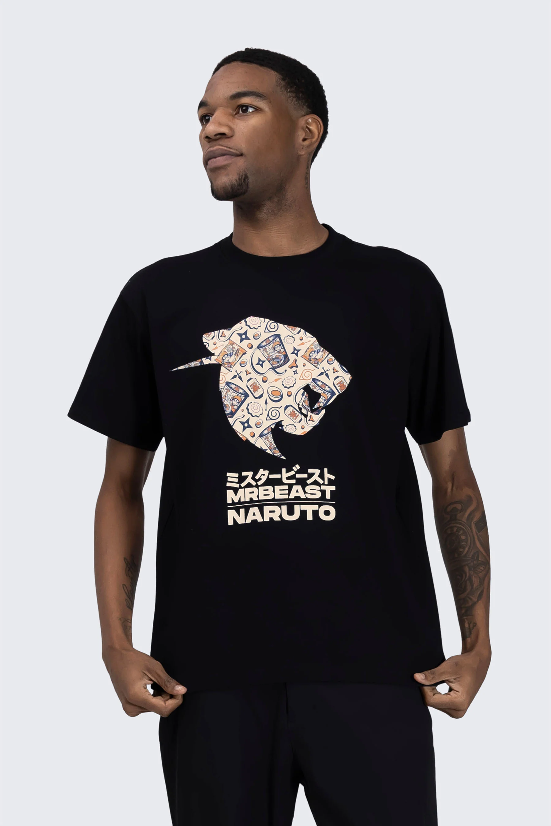 MrBeast x NARUTO Pansaheddo Tee - Image 3