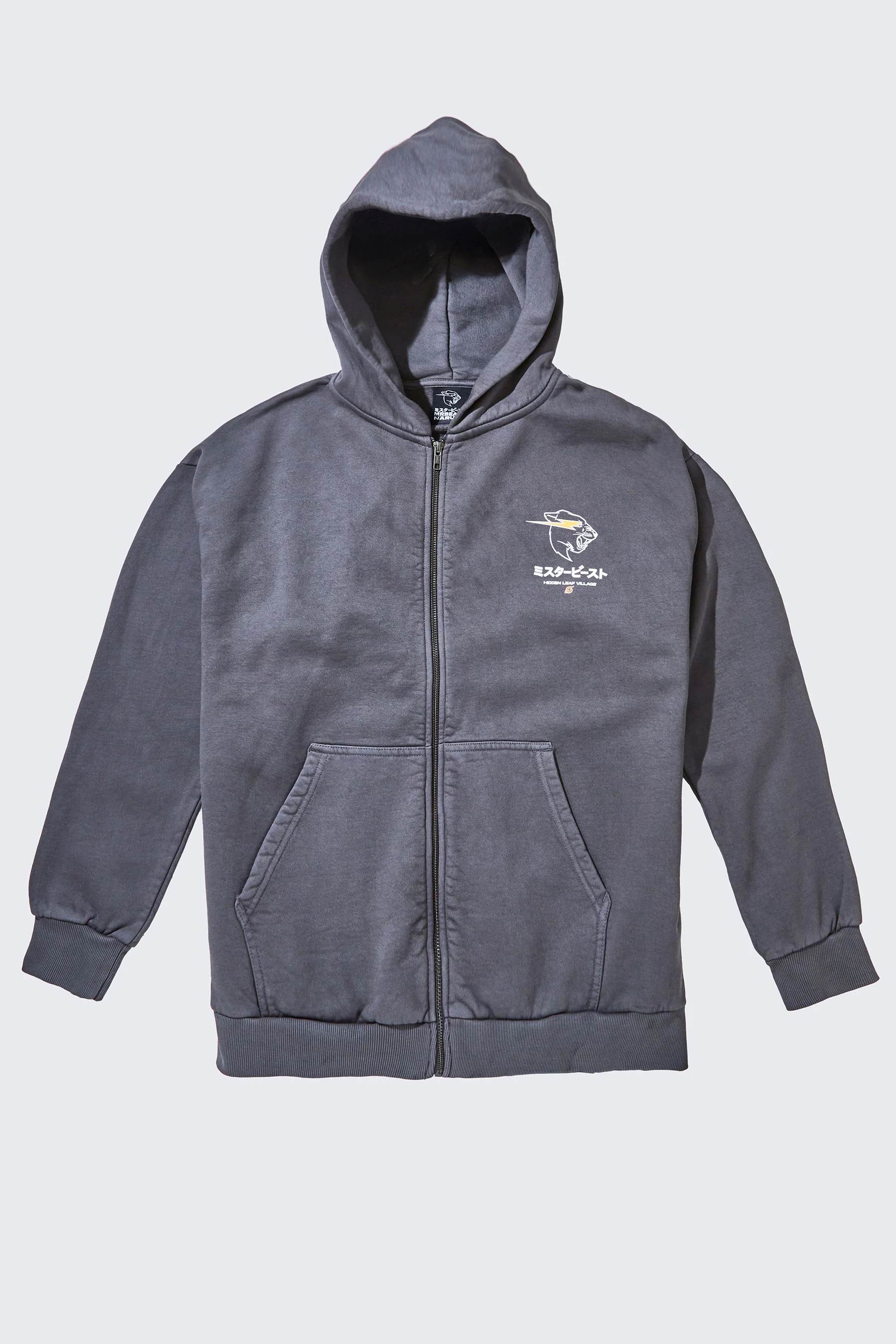 MrBeast x NARUTO Shuriken Zip Hoodie - Image 2