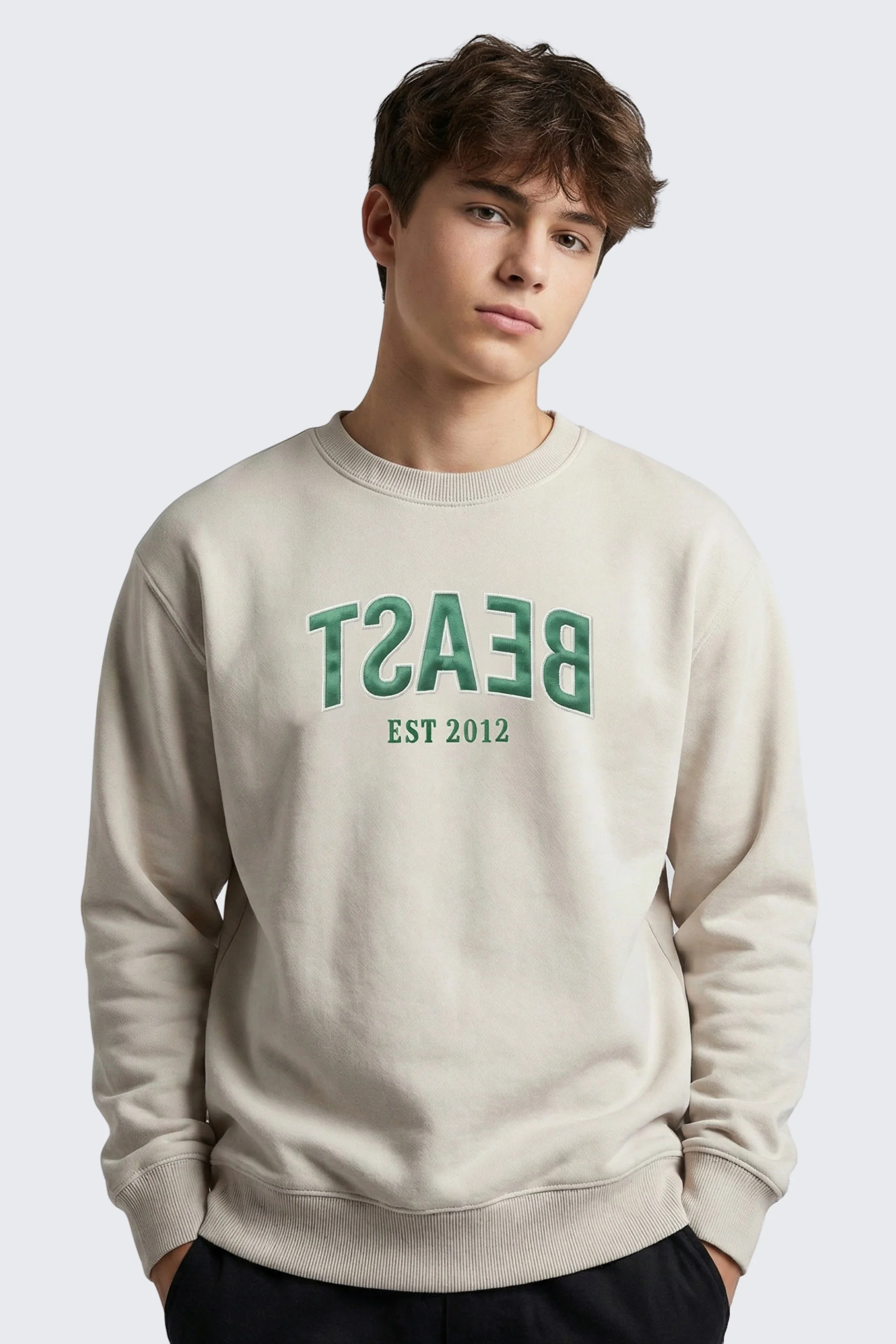 Reverse Beast Crew Sweatshirt - Image 4