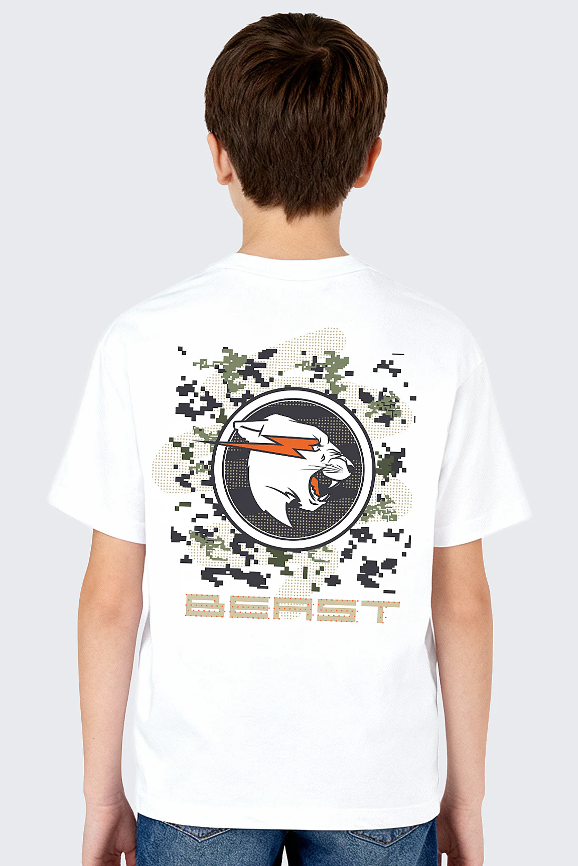 Youth 8 Bit Camo Tee - Image 8