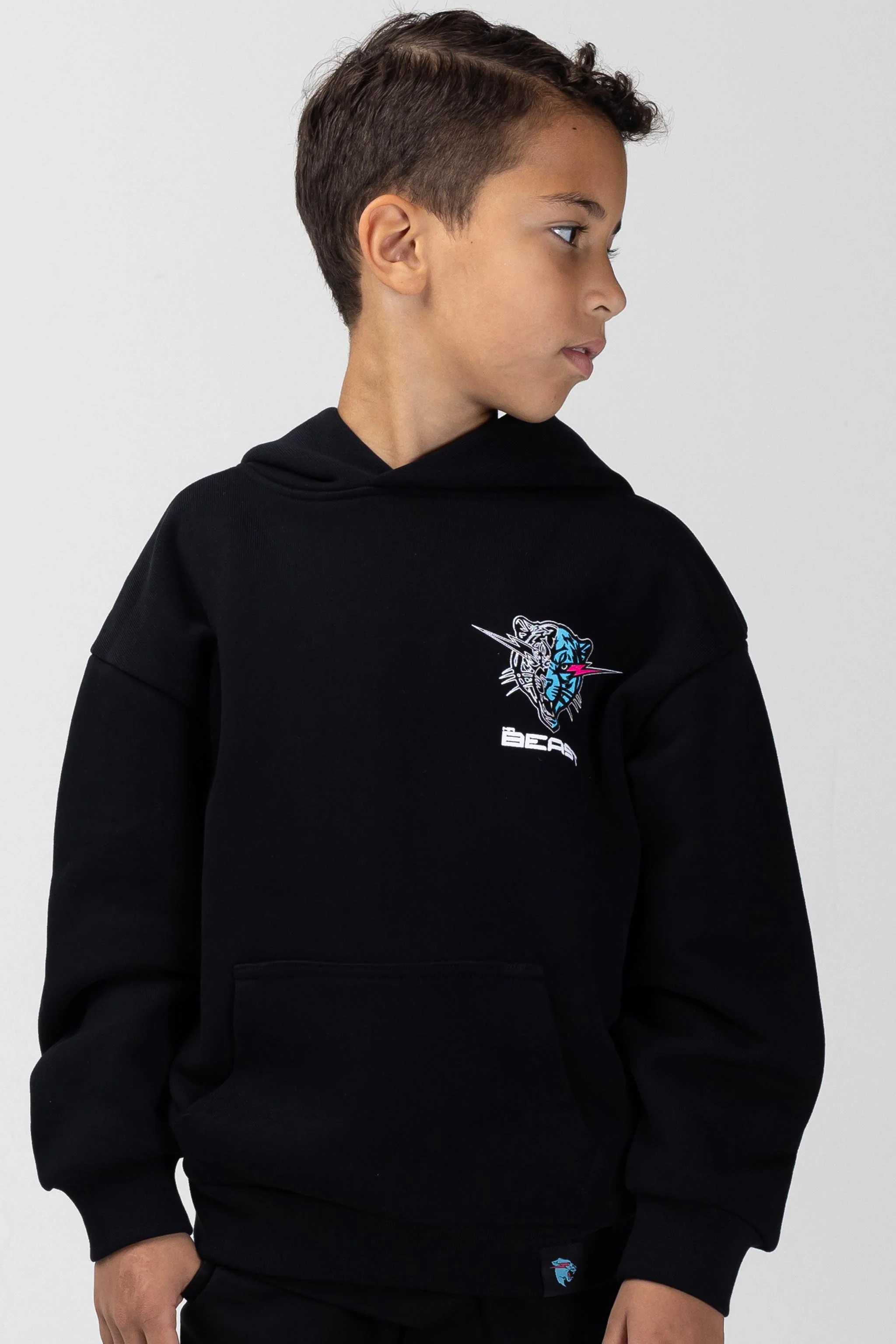 Youth Clone Hoodie - Black - Image 3